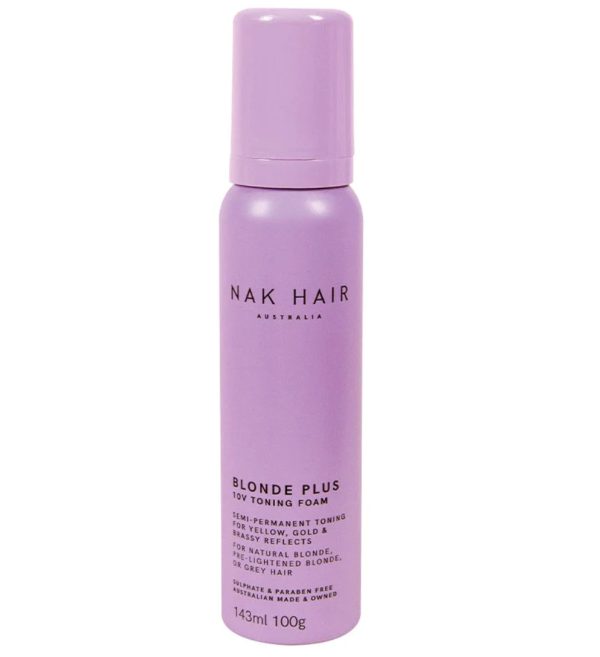 NAK HAIR - Blonde Plus 10v Toning Foam